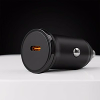 Blavec Automobilinis įkroviklis BS-01C-C Road - Type C - PD 20W su Type C to Type C cable (CCBS01CCR-CB) juodas