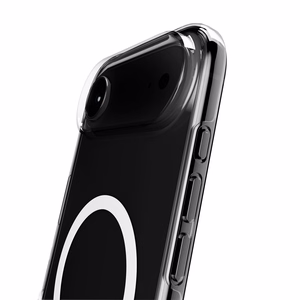 Puro Impact skaidrus D3O TPU+PC magnetinis dėklas telefonui iPhone 17 Air - permatomas