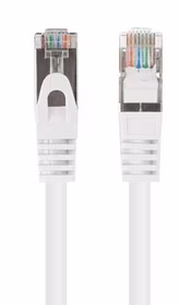 PATCHCORD KAT.6 UTP 1M baltas FLUKE PASSED LANBERG 10-PACK