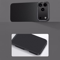 Benks Magnetinis apsauginis Kevlar dėklas su metalo rėmu 600D (0068) skirtas iPhone 17 Air juodas