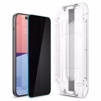 Spigen Glas.tR EZ Fit privatumo apsauginis stiklas iPhone 15 Plus