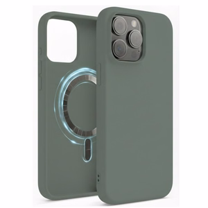 Telefono dėklas „TM MagSafe Silicone“ skirtas iPhone 15 Pro Max / Cypress /