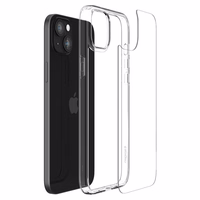 Spigen Airskin Hybrid dėklas telefonui iPhone 15 Plus - skaidrus