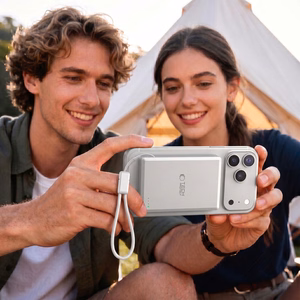 Tech-Protect PB40 LifeMag MagSafe 10000mAh 25W Qi2.2 išorinė baterija, balta ir sidabrinė