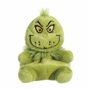 Grinch Palm Pals sėdintis pliušinis žaislas, 13 cm
