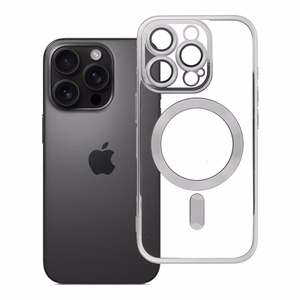 ELECTRO MAG COVER dėklas telefonui suderinamas su Magnetiniu IPHONE 16 Pro titanas