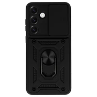 Dėklas telefonui Slide Camera Armor Samsung Galaxy S25 Ultra juodas