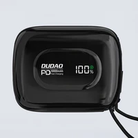 Dudao K32 22.5W 10000mAh išorinė baterija su įmontuotu USB-C / Lightning kabeliu - juoda