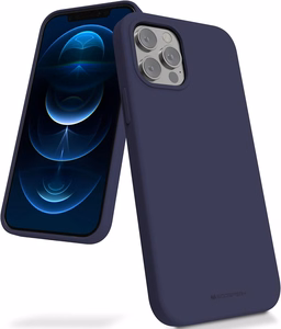 Mercury Silicone iPhone 14 6,1 tamsiai mėlynas