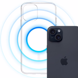 3mk Skaidrus Magnetinis dėklas Apple iPhone 15 - skaidrus