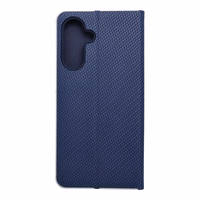 Dėklas telefonui LUNA Book Carbon skirtas SAMSUNG A17 mėlynas
