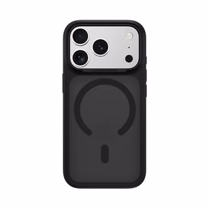 Benks Magnetic Mist dėklas metaliniu rėmeliu (K069) iPhone 17 Pro juodas (Camera Control mygtukas)