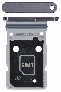 SIM kortelės laikiklis Samsung A576 A57 5G pilkas originalus (service pack)