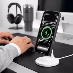 Tech-Protect MagOne CC MagSafe dėklas su 2 grūdintais stiklais, skirtas iPhone 18 Pro Max / 17 Pro Max, skaidrus juodas