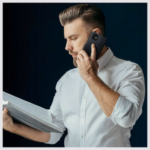 Tech-Protect piniginės dėklas Motorola EDGE 50 NEO - juodas