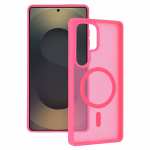 Tel Protect Aura Matte Magsafe Case for Samsung Galaxy S26 Ultra hot pink