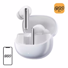 TWS QCY MeloBuds Pro HT08 ausinės, ANC (baltos)