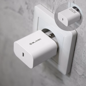 Blavec BC-14 GaN4 30 W USB-C PD/QC maitinimo adapteris, 3 A, baltas