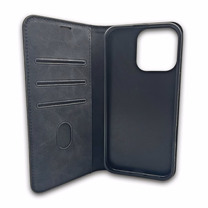 Smart Suede dėklas telefonui Samsung Galaxy A15 4G / A15 5G juodas