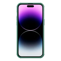 Nillkin CamShield S dėklas iPhone 14 Pro Max šarvuotas dangtelis kameros apsauga žalias