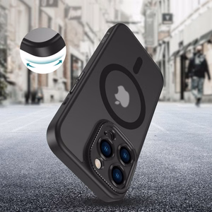 Tech-Protect MagCam Magnetinis iPhone 16 Pro dėklas - pusiau permatomas