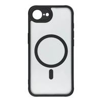FULL MATTE MAG COVER dėklas telefonui suderinamas su MagSafe iPhone 16E (SE 4 2025) juoda