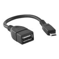 Forever adapteris USB - microUSB juodas