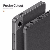 Dėklas Dux Ducis Domo Samsung X110/X115 Tab A9 8.7/X130/X135 Tab A11 8.7 juodas