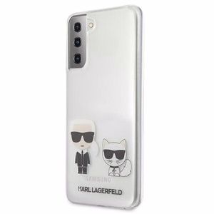Karl Lagerfeld Karl&Choupette чехол для Samsung Galaxy S21+ - прозрачный