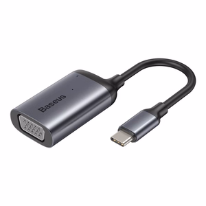 Baseus adapteris HUB - Type C į VGA + Type C PD - (CAHUB-O0G) tamsiai pilkas