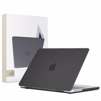 Tech-Protect SmartShell dėklas MacBook Pro 14" M1 / M2 / M3 2021-2024 - matinė juoda