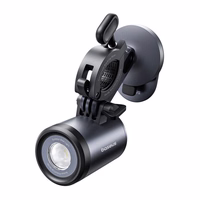 Baseus PrimeTrip 2-in-1 dviračio laikiklis, telefono laikiklis + žibintuvėlis (juodas)