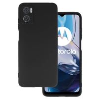 Matinis dėklas telefonui Motorola E22/E22I - juodas