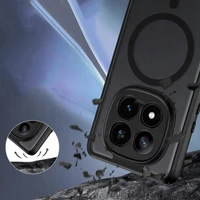 Tech-Protect MagMat MagSafe dėklas telefonui Xiaomi Redmi Note 14 Pro 5G / Poco X7 5G - matinė juoda