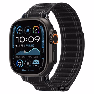 SPIGEN WBF0 dirželis APPLE WATCH 8 / 9 / 10 / 11 / SE / ULTRA (44 / 45 / 46 / 49 MM) juodas