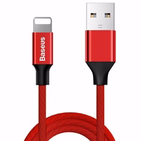 Kabelis Baseus Yiven Lightning - USB-A 180 cm (raudona)