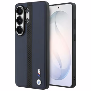 BMW Perforated Stripe Logo MagSafe Case for Samsung Galaxy S26 Ultra - Navy Blue