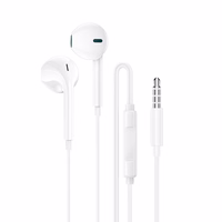 Borofone ausinės BM100 Fuente su mikrofonu baltos