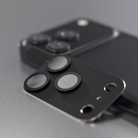 Etteri full camera lens guard for iPhone 17 Pro Max juodas