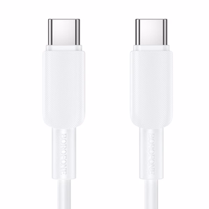 Baltas „Borofone BX127 Regalo“ USB-C–USB-C laidas, 1 m, 20 vnt. pakuotėje