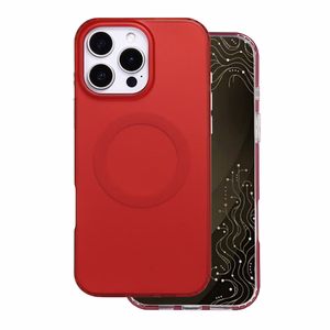 Tecto Shield Mistiq Mag dėklas, skirtas iPhone 16 Pro Max 6,9", raudonas