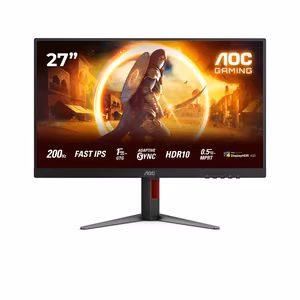 AOC 27G4HA kompiuterio monitorius 68.6 cm (27") 1920 x 1080 pikselių Full HD LED juodas, raudonas