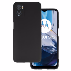 Matinis dėklas telefonui Motorola E22/E22I - juodas