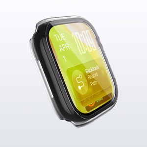 AmazingThing Radix grūdintas stiklas su dėklu Apple Watch Series 11 42mm - Skaidrus