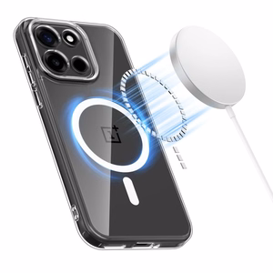 Tech-Protect FlexAir Hybrid MagSafe dėklas, skirtas OnePlus Nord 6 – skaidrus