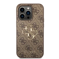 Guess GUHCP15L4GMGBR iPhone 15 Pro 6.1" rudas/rudas kietas dėklas 4G Big Metal Logo