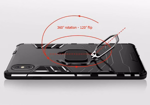 Ring Armor dėklas telefonui Xiaomi Redmi Note 12 4G juodas