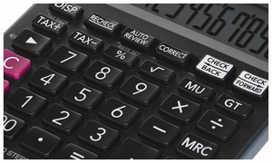 Casio MJ-120D Plus skaičiuotuvas Desktopas Pagrindinis skaičiuotuvas Juoda