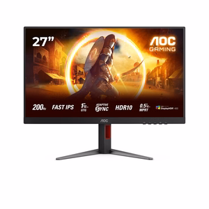 AOC 27G4HA kompiuterio monitorius 68.6 cm (27") 1920 x 1080 pikselių Full HD LED juodas, raudonas