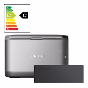 Rinkinys: EcoFlow Glacier 55L nešiojamas šaldytuvas + 298Wh baterija.